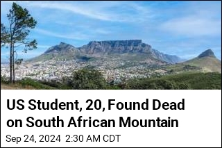 US Student, 20, Found Dead on South African Mountain