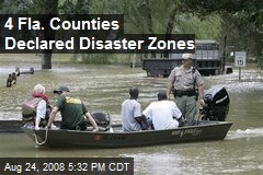 4 Fla. Counties Declared Disaster Zones