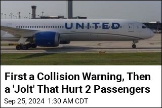 After Collision Warning, 2 Hurt on United Flight