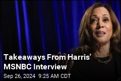 Harris Picks 'Friendly Forum' for One-on-One TV Interview