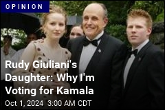 Rudy Giuliani's Daughter Begs America: Vote Kamala