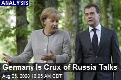 Germany Is Crux of Russia Talks