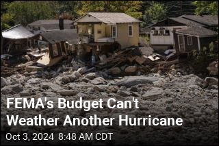 FEMA&#39;s Budget Can&#39;t Weather Another Hurricane