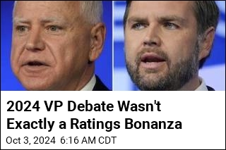 2024 VP Debate Wasn&#39;t Exactly a Ratings Bonanza