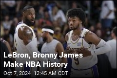 LeBron, Bronny James Make NBA History