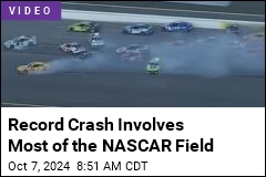 Big NASCAR Crash Goes in the Record Books