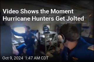 Video Shows the Moment Hurricane Hunters Get Jolted