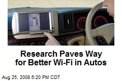 Research Paves Way for Better Wi-Fi in Autos