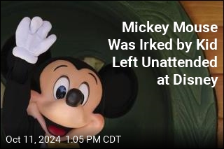 Mickey Mouse Was Irked by Kid Left Unattended at Disney