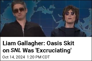 Liam Gallagher Is Not Amused With SNL Oasis Sketch