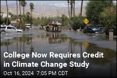 College Adds Requirement: Class Covering Climate Change