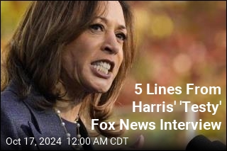 5 Lines From Kamala Harris&#39; Fox News Interview