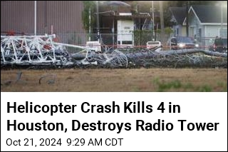 Houston Helicopter Crash Kills 4, Takes Out Radio Tower