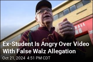 Ex-Student Is Angry Over Video With False Walz Allegation