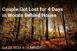 Couple Get Lost for 4 Days in Woods Behind House