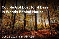 Couple Get Lost for 4 Days in Woods Behind House