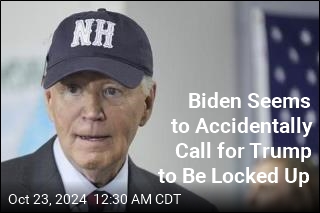 Biden Seems to Accidentally Call for Trump to Be Locked Up