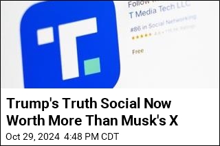 Trump&#39;s Truth Social Now Worth More Than Musk&#39;s X