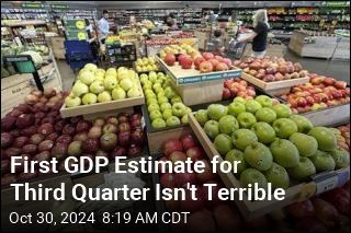 First GDP Estimate for Third Quarter Isn&#39;t Terrible