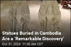 &#39;Door Guardians&#39; Found Buried in Cambodia