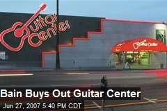 Bain Buys Out Guitar Center