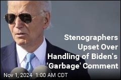 Stenographers, White House Dispute Handling of Biden's 'Garbage' Comment