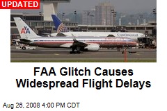 FAA Glitch Causes Widespread Flight Delays