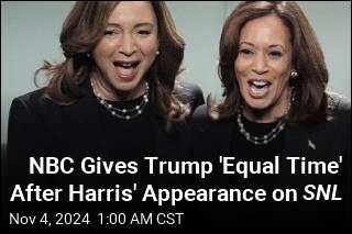 NBC Gives Trump 'Equal Time' After Harris' Appearance on SNL