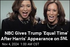 NBC Gives Trump &#39;Equal Time&#39; After Harris&#39; Appearance on SNL