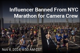 Influencer Banned From NYC Marathon for Camera Crew