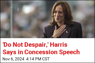 Harris Concedes, Tells Supporters: &#39;Do Not Despair&#39;