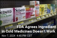 FDA Agrees With Advisers on Decongestant Ingredient