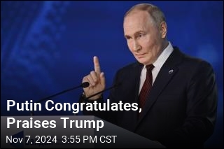 Putin Congratulates &#39;Courageous&#39; Trump