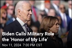 Biden Calls Military Role the &#39;Honor of My Life&#39;