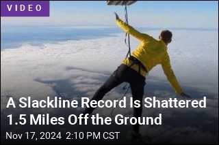 To Crush World Record, Slackliners Go Above the Clouds