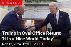 Trump Makes a Brief Return to the Oval Office