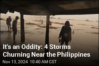 It&#39;s an Oddity: 4 Storms at Once Near the Philippines