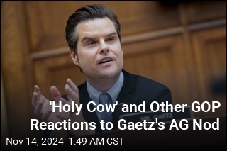 Snorts, Gasps, and Other GOP Reactions to Gaetz&#39;s AG Nod