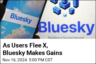 As Users Flee X, Bluesky Makes Gains