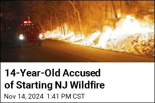 14-Year-Old Accused of Starting NJ Wildfire