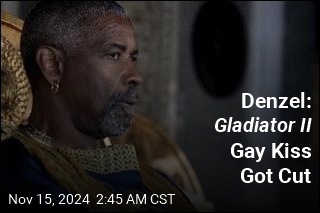 Denzel Washington: My Gay Kiss in Gladiator Got Cut