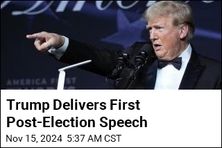 Trump Delivers First Post-Election Speech