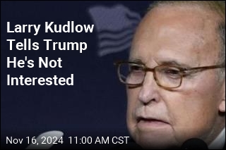 Larry Kudlow Tells Trump He&#39;s Not Interested