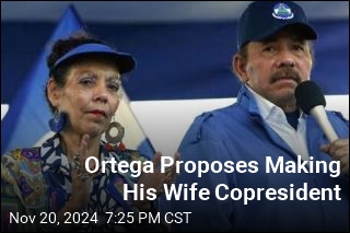 Ortega Proposes Making His Wife Copresident