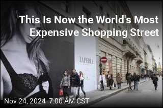 This Is Now the World&#39;s Most Expensive Shopping Street