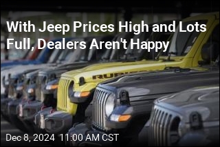 With Jeep Prices High and Lots Full, Dealers Aren&#39;t Happy