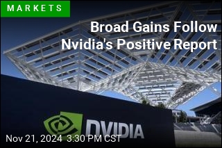 Broad Gains Follow Nvidia&#39;s Positive Report