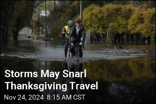 Storms May Snarl Thanksgiving Travel