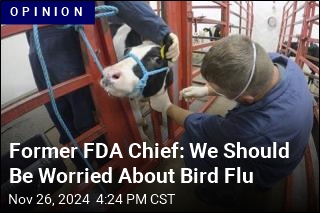 Former FDA Chief: We Should Be Worried About Bird Flu