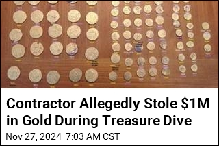 Contractor Allegedly Stole $1M in Gold During Treasure Dive